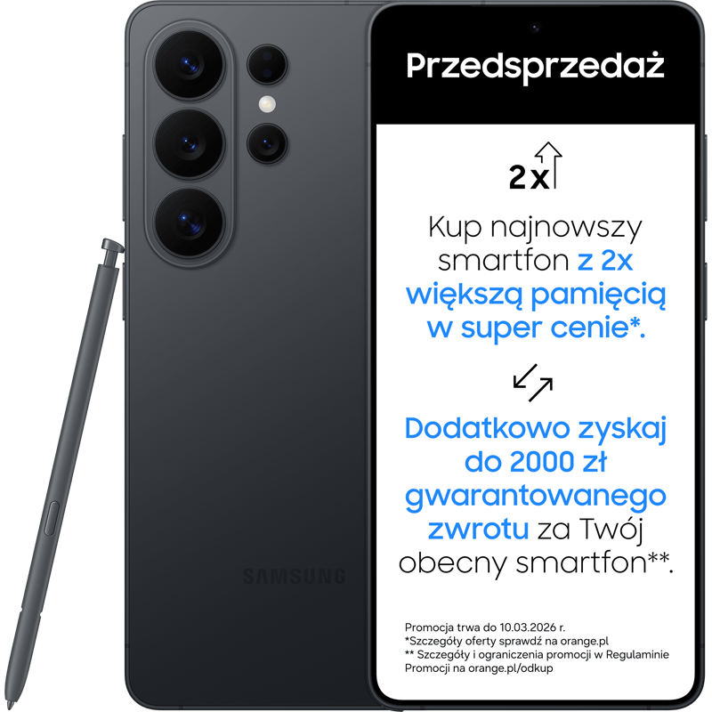 Samsung Galaxy S26 Ultra 5G czarny