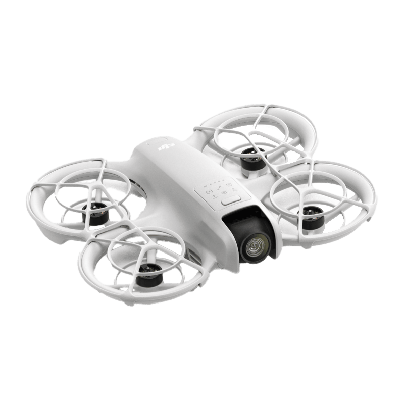 Dron DJI NEO Fly More Combo biały front prawy obrót