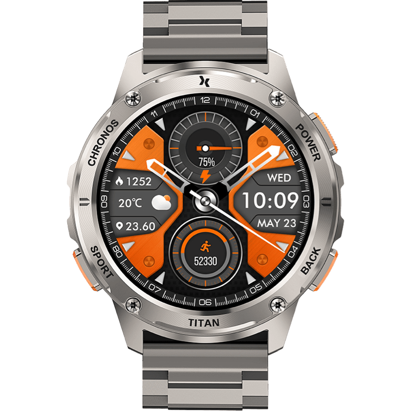 Maxcom Smartwatch FW110 Titan Chronos srebrny