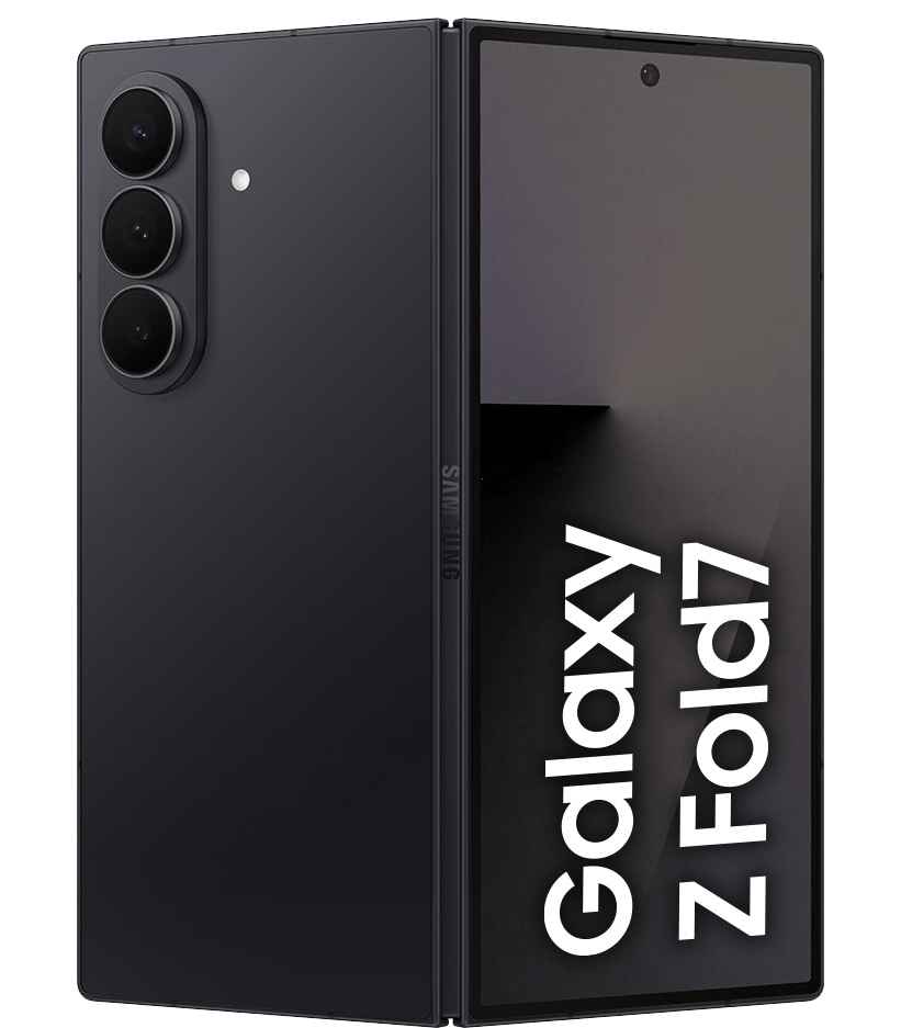 Samsung Galaxy Z Fold7 5G czarny front i tył
