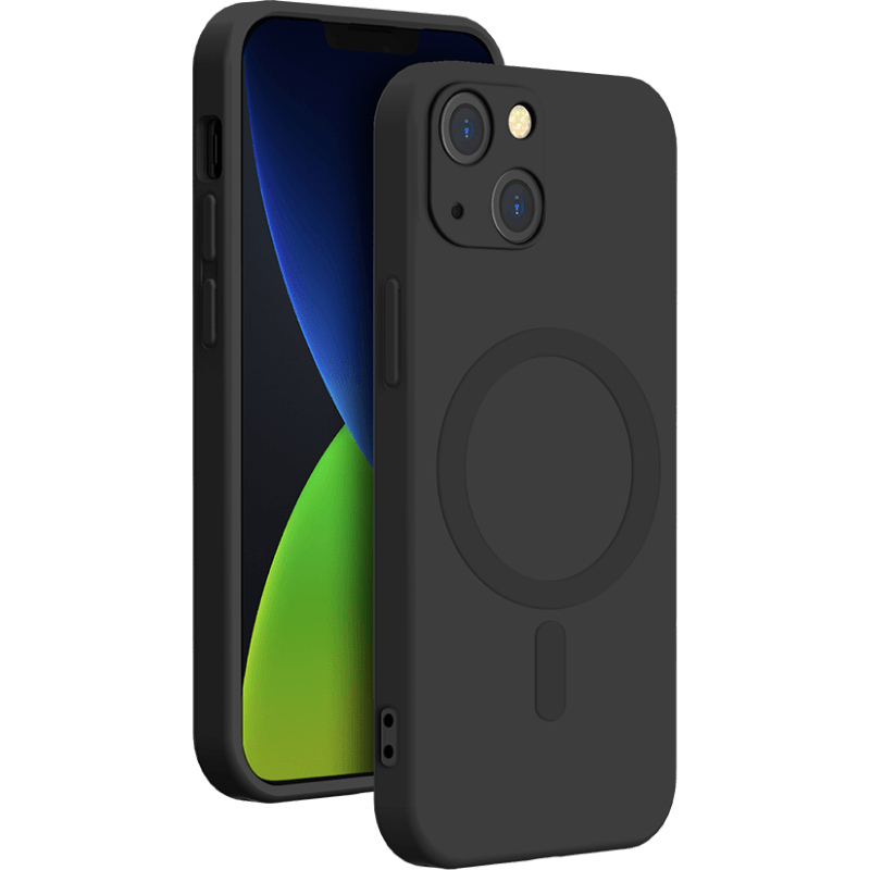 Etui silikonowe z paskiem i MagSafe COVMAG iPhone 14 MAX BB