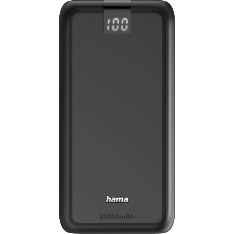 Hama power bank performance 20000 mAh czarny front
