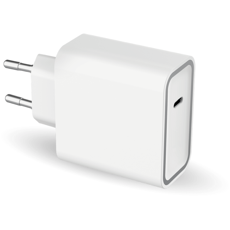 Ładowarka sieciowa Force Power Lite 65W GAN USB C Power Delivery z kablem USB C/C BB